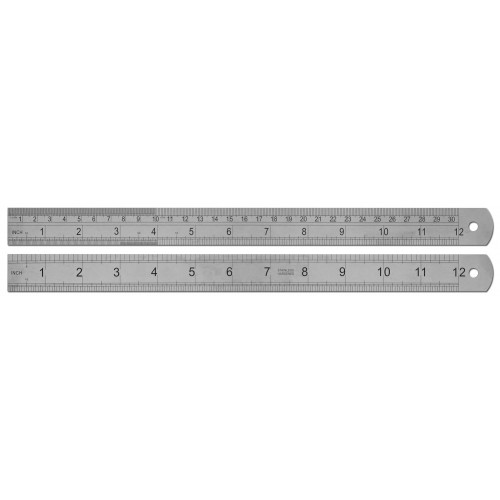 Stainless steel ruler
