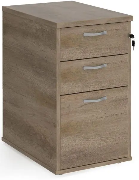 Dams executive desk high pedestal 426 x 600mm nebraska oak