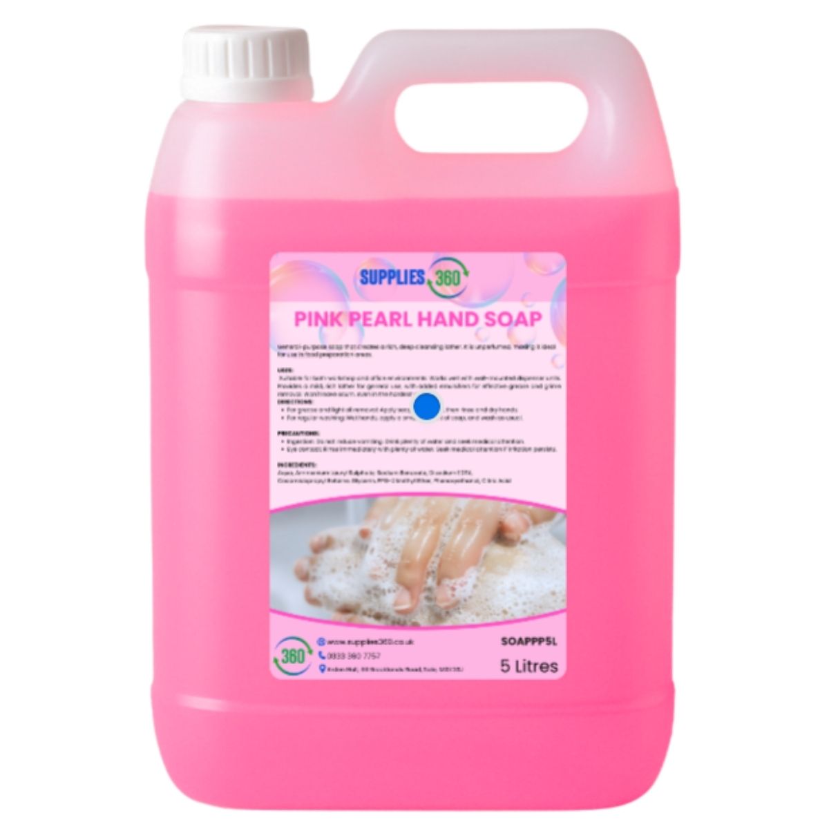 Pink pearl hand soap 5 litres