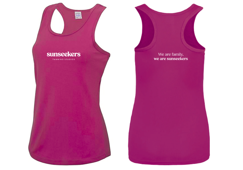 Sunseekers hot pink performance vest xs