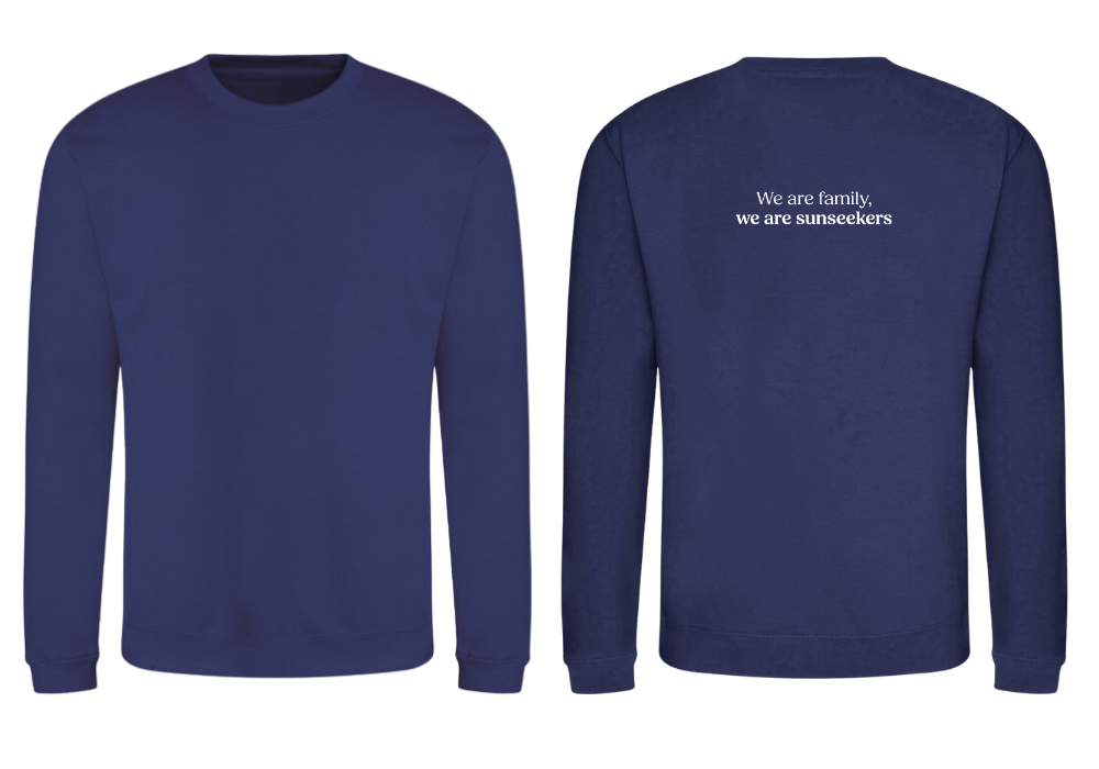 Sunseekers navy manager sweatshirt s