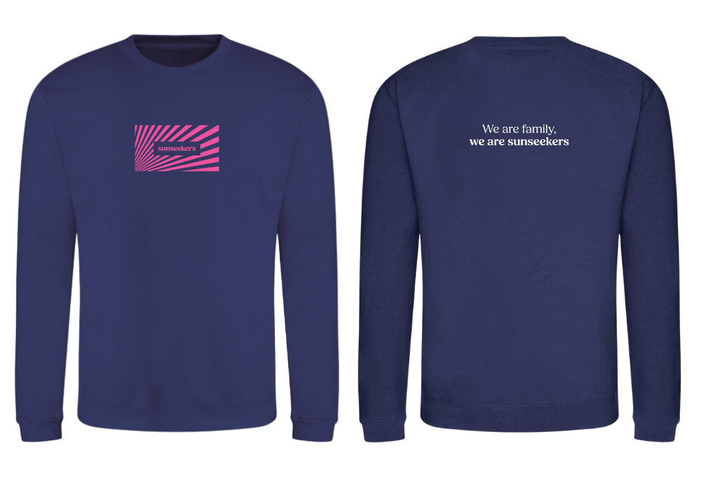 Sunseekers navy store manager sweatshirt xl
