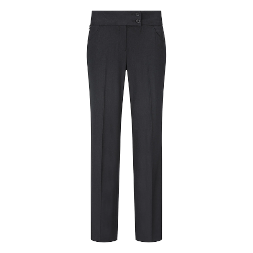 Wolfe ladies narrow leg trousers grey dot         