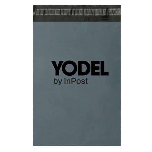 Yodel by inpost large mailing bags - grey - 525mm x 600mm + 40mm lip (box of 400)