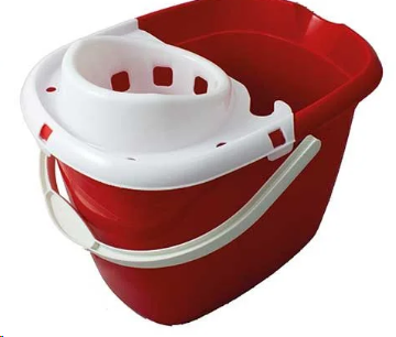 Standard 15ltr mop bucket red 