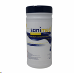 Allied (sanimed) ac tub (2l) white quattro 23gsm 200mm x 200mm 200 sheets fill ipa 70%