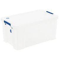 Storage container & lid 54l 640mm x 380mm x 320mm