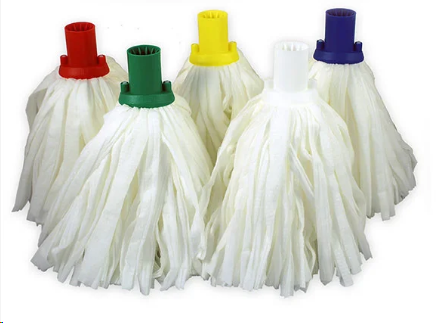 Rhp super white mop 135grm yellow - pack of 10
