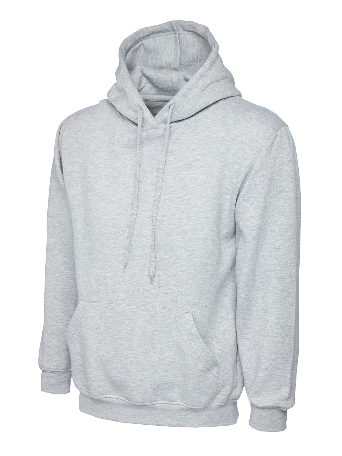 Uc501 - heather grey - 3xl - 350gsm heavyweight hooded sweatshirt