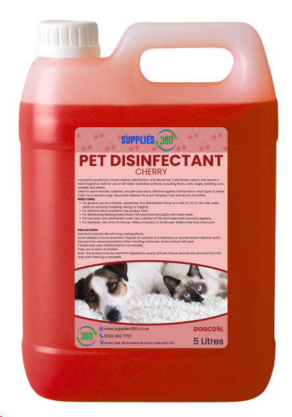 Cherry pet disinfectant 5 litres