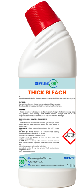 Thick bleach swan neck 1 litre