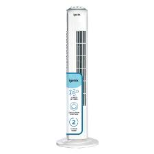 Iigenix df0030 oscillating tower fan 45 watt power white