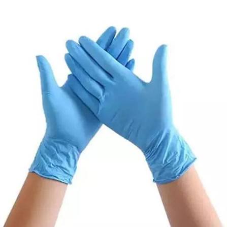 Blue safetouch household rubber gloves  - large 
